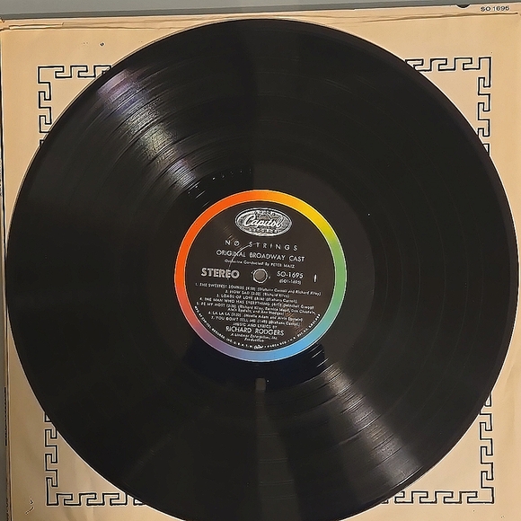 No Strings Original Broadway Cast SO 1695 LP Vinyl 1962 - Picture 4 of 8